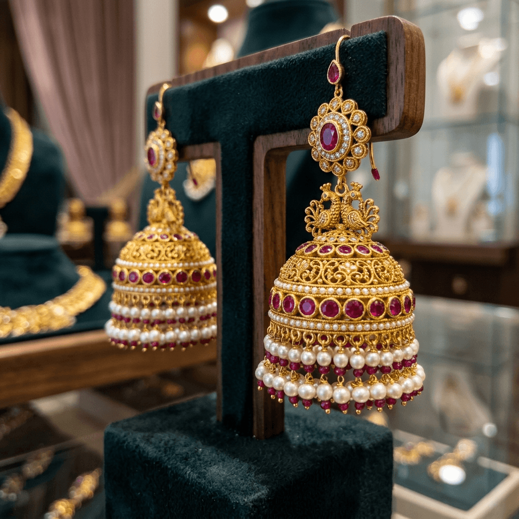 Earrings (Jhumkas & Tops)